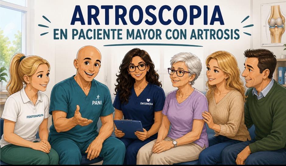 Portada del libro Artroscopia en paciente mayor con artrosis
